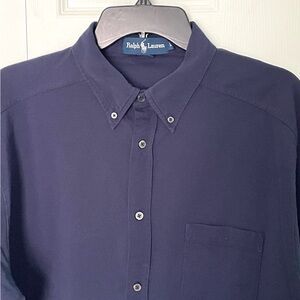 Polo by Ralph Lauren men’s knit button down shirt